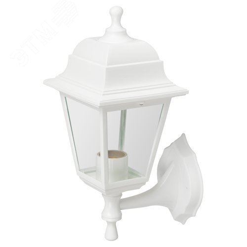 Изображение товара Светильник настенный НБУ 04-60-001 четырехгранный белый IP44 Е27 max60Вт с настенным крепежом (шт)