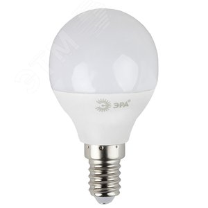 Лампа светодиодная LED P45-7W-827-E14 (диод, шар, 7Вт, тепл, E14, (10/100/3600) Б0020548 ЭРА - 3