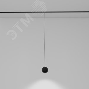 Светильник магнитный трековый TRM20-9-5W3K-B для системы NOVA 48V 5Вт 3000К с направленным светом черный - фото 1