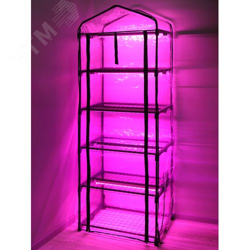 Теплица FITO-House-5 со светильниками в комплекте 5 ярусов 1930х690х490 мм - фото 5