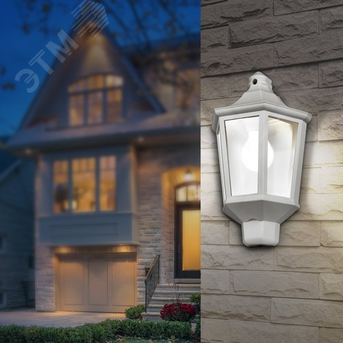 Светильник садово-парковый НБУ 60Вт 06-60-003 Ника белый прозрачный - фото 10