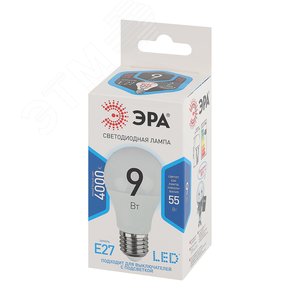 Лампа светодиодная LED 9 Вт 720Лм 4000К груша нейтральный E27 170-265В LED A60-9W-840-E27 Standart - фото 2
