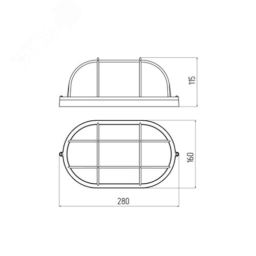 Светильник светодиодный НБП 04-100-002 100Вт, Е27, 220В, IP54, УЗ 8/144 - фото 11