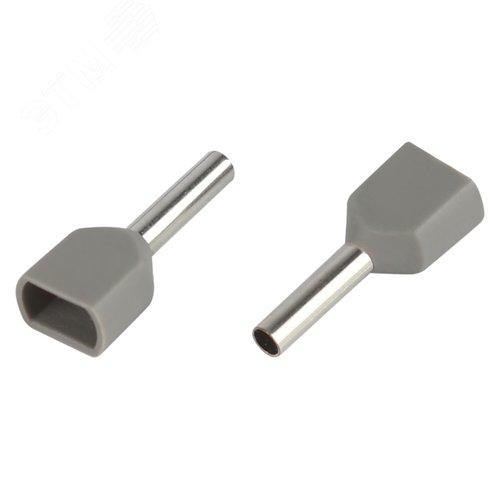 Изображение товара Наконечник-гильза с изолированным фланцем (упаковка 50 шт.) NO-225-97 НШвИ(2) 0,75-8 (уп)