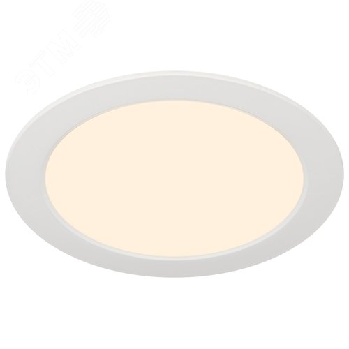 Светильник светодиодный встраиваемый LED 17-15-3K круглый 15Вт 3000К - фото 3