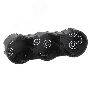 Изображение товара Коробка установочная КУТ 3-х местная 212х70х45мм для твердых стен саморез. IP20 (45/900) (шт)