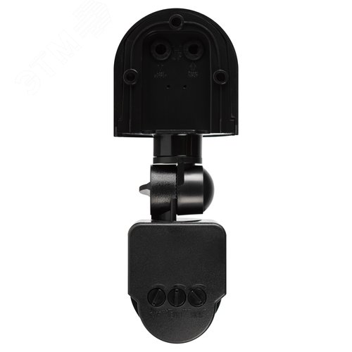 Датчик движения настенный инфракрасный 1200 Вт 180 градусов IP44, черный MD 04 - фото 4