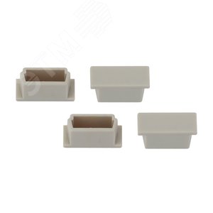 Набор заглушек для профиля CAB251, 4 глухие (500/24000) - фото 1