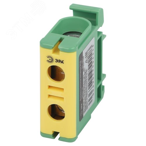 Изображение товара Клемма силовая вводная КСВ NO-224-127 KE61.3 6-50 мм2 желто-зеленая PE (шт)