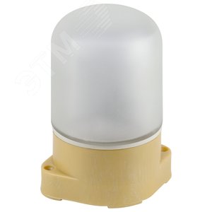 Светильник для бани пластик/стекло прямой IP65 E27 max 60Вт 137х107х84 сосна НББ 01-60-007