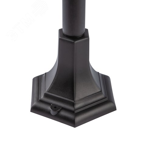 Светильник садово-парковый НТУ 07-40-004 Валенсия 3 черный 6 гранный напольный IP44 Е27 max 60Вт - фото 5