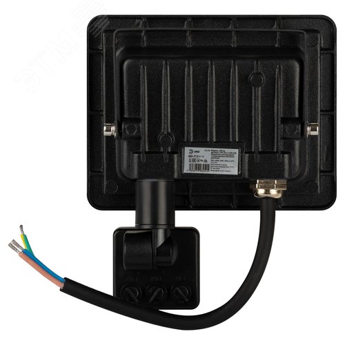 Прожектор светодиодный ДО-30 Вт 6500К 2400 ЛмIP65 200-240В регулируемый ИК-датчик черный 30w холодный корпус LPR-042-2-65K-030 - фото 4