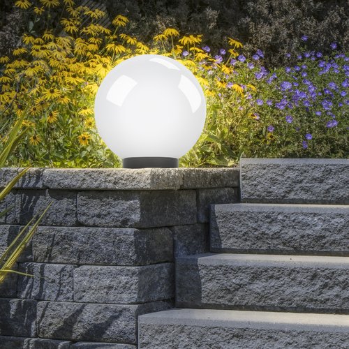 Светильник на опору/кронштейн НТУ 01-60-300 шар белый IP44 Е27 max100Вт d300mm - фото 7