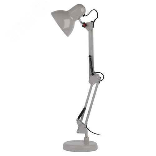 Светильник настольный N-214-E27-40W-GY Е27 с основанием серый - фото 4