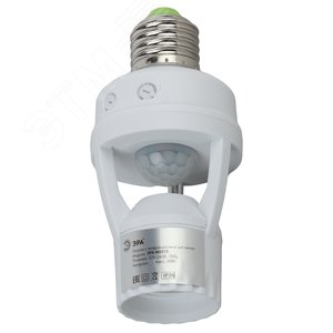 Датчик движения белый E27 60Вт 360 градусов 6м IP20 MD 014 - фото 1