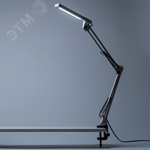 Светильник настольный ДНБ 8W NLED-507-8W-W светодиодный на струбцине белый - фото 7