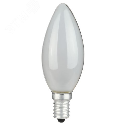 Лампа накаливания B-60-E14-230-FR 60Вт 230В свеча матовая цветная коробка Е14 - фото 2