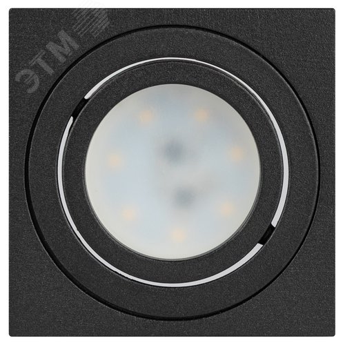 Светильник настенно-потолочный спот OL22 BK MR16/GU10, черный, поворотный, лампа MR16 ( в комплект не входит) - фото 4