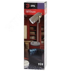 Светильник настольный N-117-Е27-40W-GY серый (12/48) - фото 2