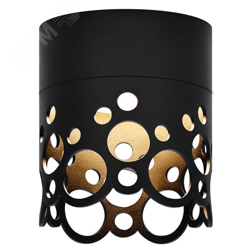 Светильник настенно-потолочный спот OL49 BK GX53 IP20 черный - фото 2