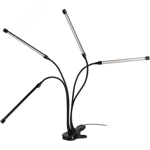 Светильник светодиодный для растений на прищепке красно-синего спектра 40 Вт FITO-40W-АLED-RB - фото 4