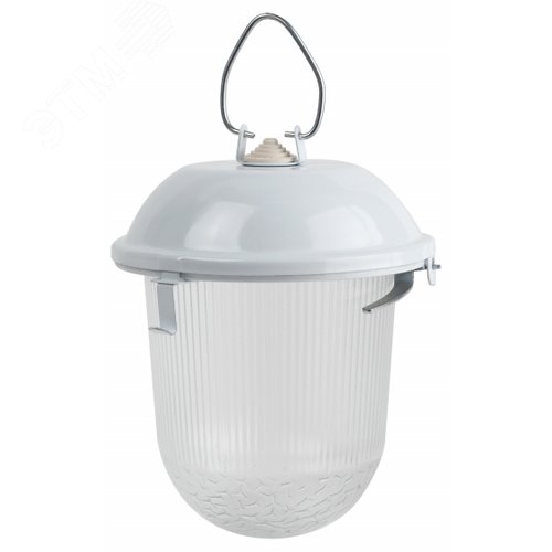 Светильник НСП 41-200-001 без решетки Желудь сталь / стекло IP54 E27 max 200Вт 185х260 белый - фото 2