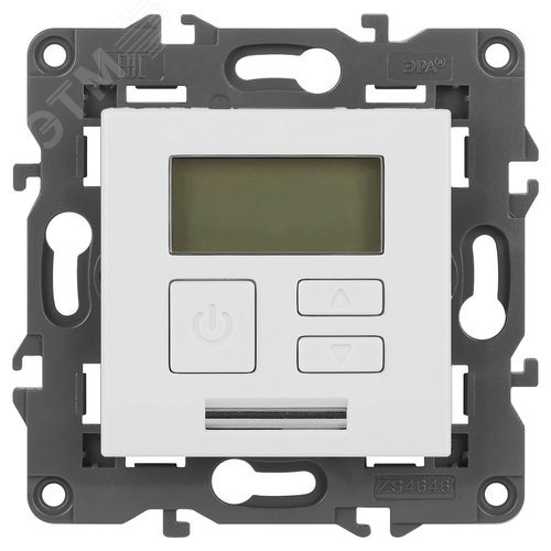 Изображение товара Терморегулятор Elegance 14-4111-01М универс.230В-Imax16А, белый матовый (шт)