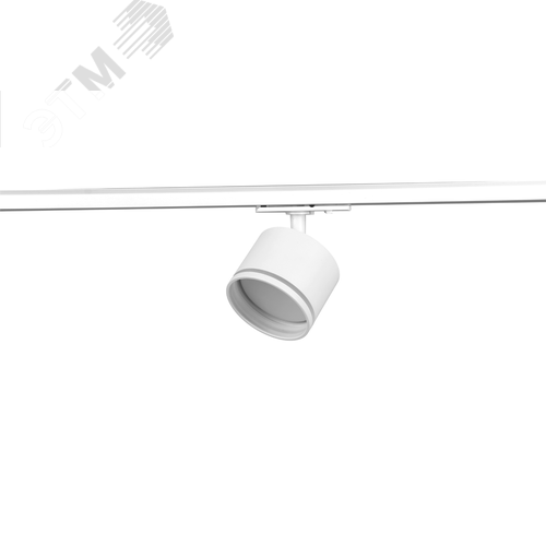 Светильник трековый однофазный TR75 - GX53 WH под лампу GX53 c акриловым кольцом белый - фото 1