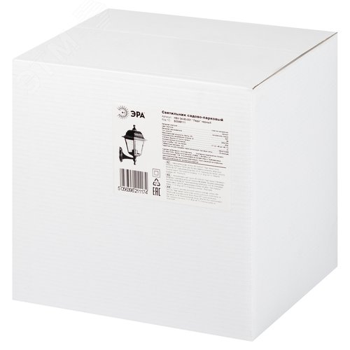 Светильник настенный НБУ 04-60-001 четырехгранный черный IP44 Е27 max60Вт - фото 14