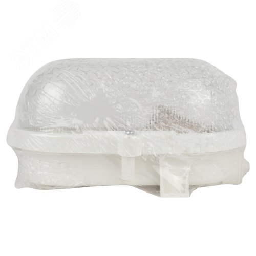 Светильник НБП 01-60-012 с ободком Евро пластик/стекло IP53 E27 max 60 Вт 184х115х90 овал белый - фото 6