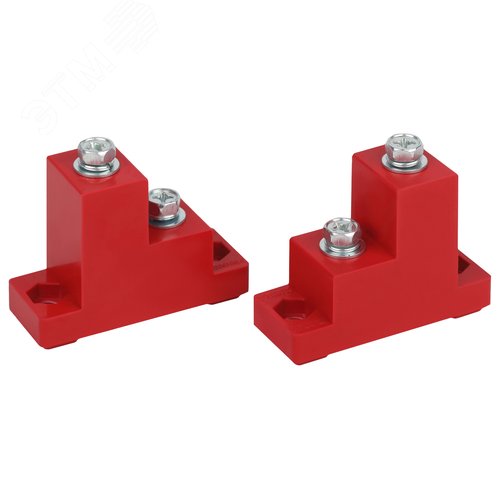 Изображение товара Изолятор ступенчатый шинный NO-224-156 ИС2-25 (М8) с болтами 7,5кВ (шт)