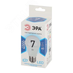 Лампа светодиодная LED 7 Вт 560Лм 4000К груша нейтральный E27 170-265В LED A60-7W-840-E27 Standart - фото 3