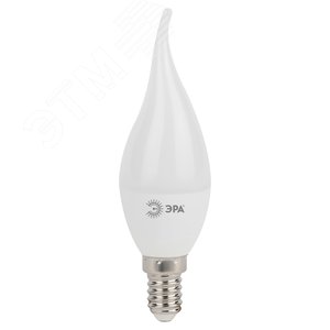 Лампа светодиодная LED 9 Вт 720 Лм 2700К свеча на ветру теплый E14 170-265В LED BXS-9W-827-E14 Standart - фото 3