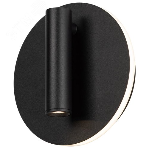 Подсветка декоративная светодиодная для интерьера черный IP20 COB 5Вт/SMD 7Вт 4000К EDGAR WL55 BK - фото 6