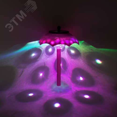 Светильник уличный ERASF22-53 на солнечной батарее садовый Зонтик Диско 1 LED 32 см - фото 2