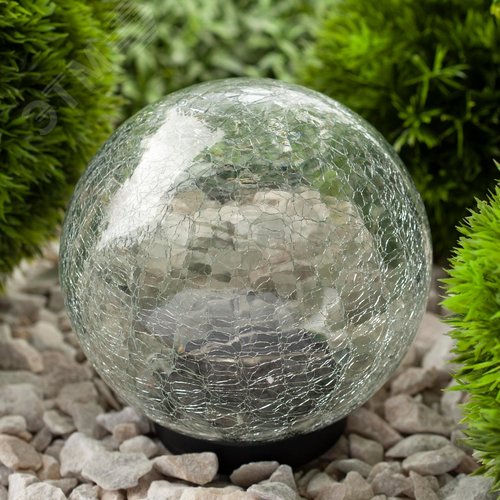 Светильник садовый Шар на солнечной батарее, 15 LED 15 см ERASF012-24 - фото 6