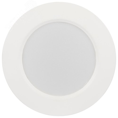 Светильник светодиодный встраиваемый LED 17-6-6K круглый 6Вт 6500К - фото 4