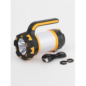 Светодиодный фонарь PA-806 прожектор аккумуляторный Сириус Элементы питания в комплекте - фото 4