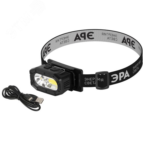 Фонарь налобный светодиодный GA-814 аккумуляторный 5 Вт COB + 5 Вт LED 5 режимов сенсорное управление - фото 21