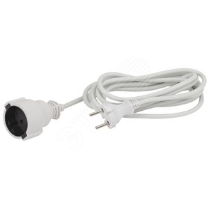 Изображение товара Удлинитель UX6-1-5m без заземл, ПВС 2x0,75 мм2, 1 гнездо, 5м 20/720 UX6-1-5m (шт)