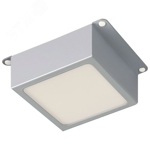 Светильник светодиодный ДВО-36Вт 3420Лм 5000К 89х89мм ГРИЛЬЯТО 100х100 домино металлик 6 кубиков драйвер SPO-646-3-5K-S6 - фото 3