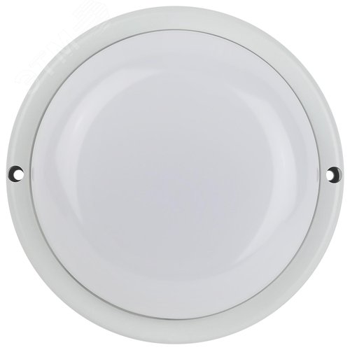 Светильник светодиодный SPB-201-1-40К-008 микроволн. датчик движения IP65 8Вт 4000К КРУГ - фото 2