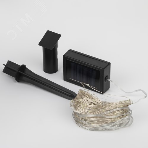 Гирлянда садовая ERASF22-17 Нить на солнечной батарее, холодный свет 21,9 м - фото 9