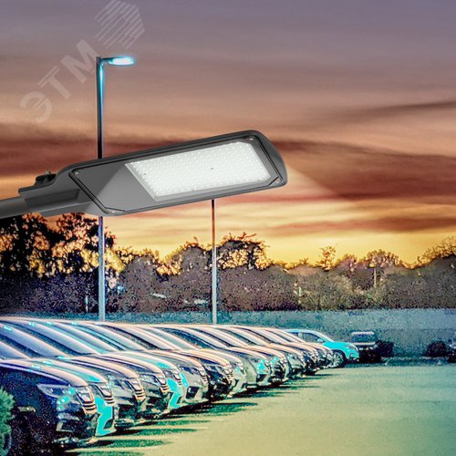 Светильник уличный светодиодный ДКУ 120Вт 5000К 12000Лм IP65 КСС Д DOB SMD 48мм SPP-504-0-50K-120 120Вт - фото 10