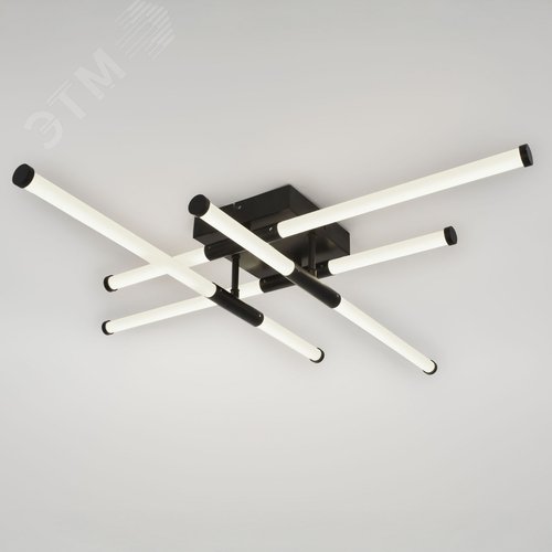 Светильник светодиодный потолочный ДПБ-72Вт 3000К/6000К Модерн Fliss CLL 1 72W RC BK с ду - фото 3