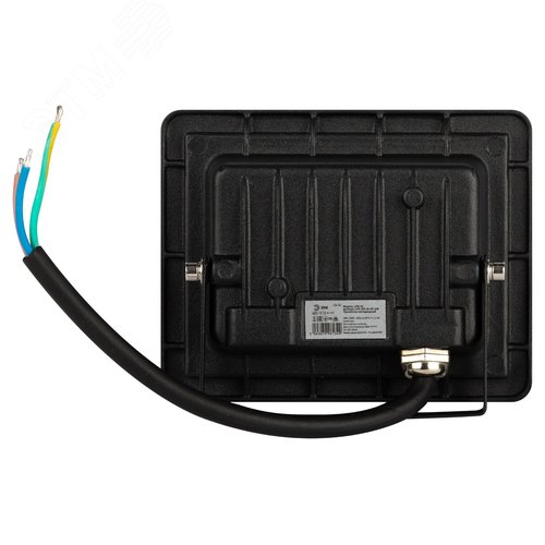 Прожектор светодиодный ДО-30 Вт синий цвет свечения 330 Лм IP65 200-240В черный корпус 30w LPR-025-BLUE-030 - фото 4