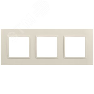 Рамка для розеток и выключателей Elegance 14-5013-02 Classic, на 3 поста, слоновая кость