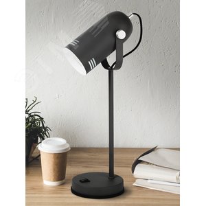 Светильник настольный N-117-Е27-40W-BK черный (12/48) - фото 2