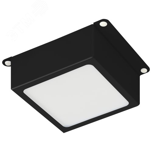Изображение товара Светильник светодиодный ДВО 6Вт 460Лм 4000K Домино черный ГРИЛЬЯТО 100х100 Опал DVO21-06-O-4K80-5-B (шт)