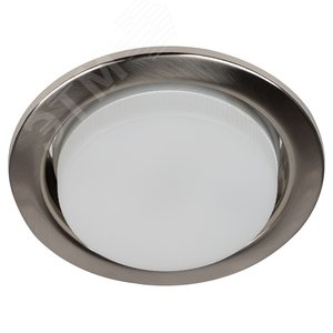 Светильник встраиваемый KL35 SN /1 (к) под лампу Gx53 220V 13W сатин никель (80/1680) - фото 3